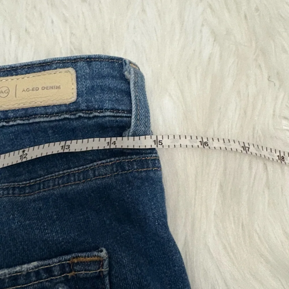 AG Denim Saige High Waist Distressed Straight Leg Jeans - Picture 3 of 6